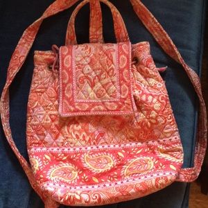 Vera Bradley Backpack plus Change Purse